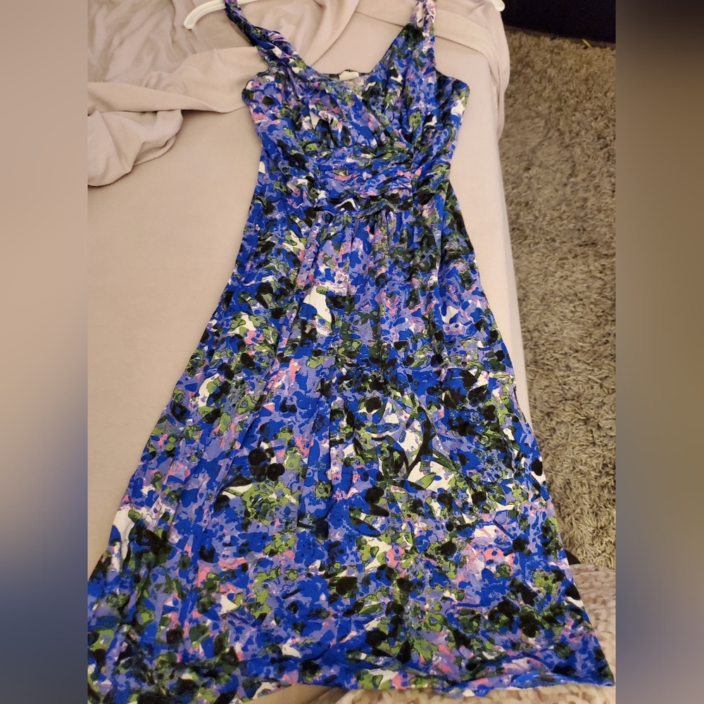 ☀️ Multicolored fit and flare mini sundress